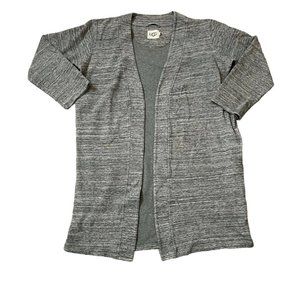 UGG Long Cotton Blend Gray Robe Womens Size M/L